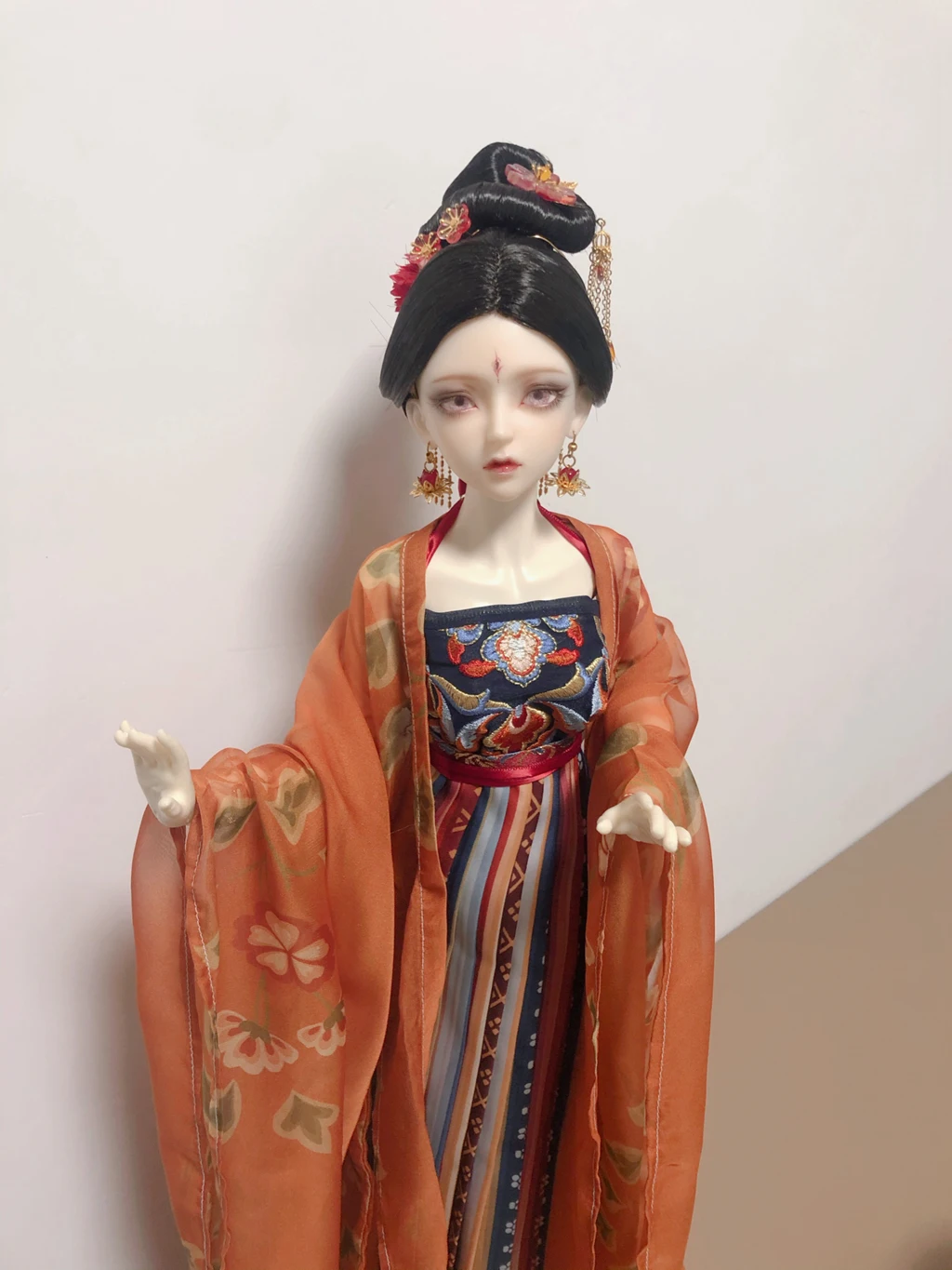 1/4 1/3 مقياس BJD زي القديمة فستان جنية رداء الصينية Hanfu ل BJD/SD MSD SD13 فتاة كبيرة ملابس دمى اكسسوارات C0719