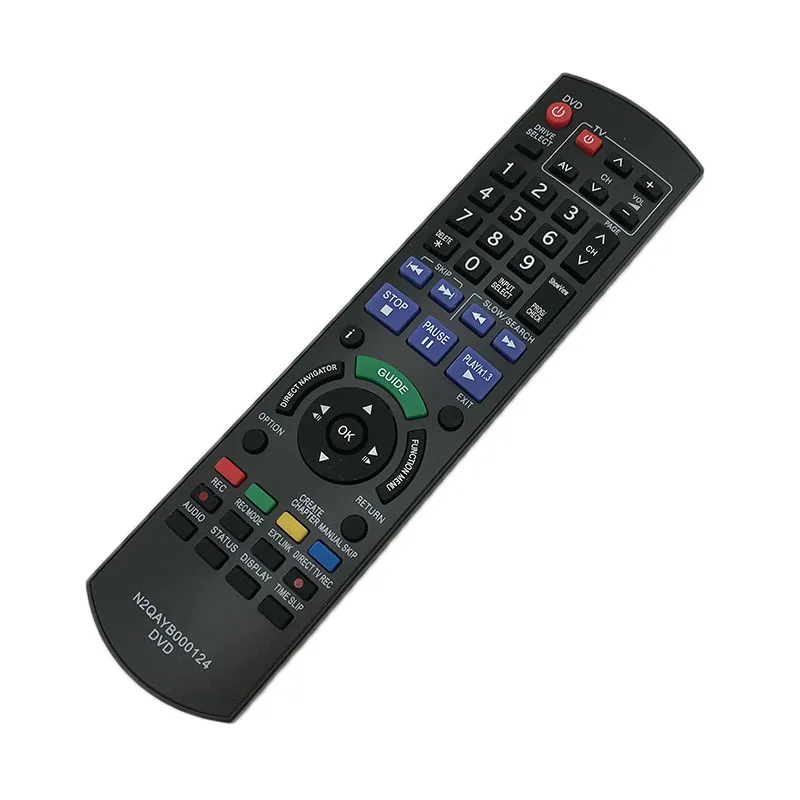 Replacement Remote Control N2QAYB000124 For Panasonic N2QAYB000125 DMR-EH57 DMR-EH58 DMR-EH67 DMR-EH68 DMR-EH770 DMR-PWT500GL