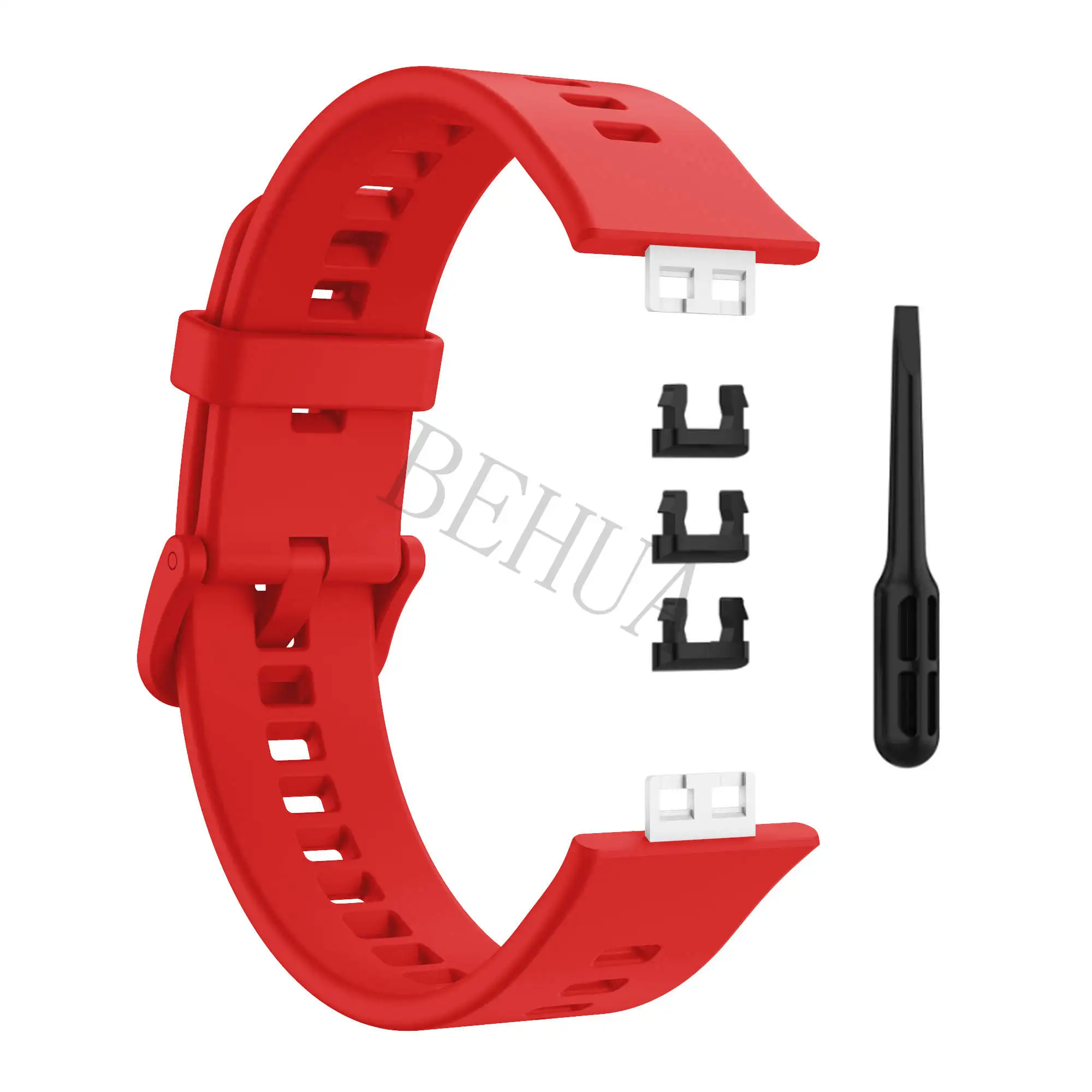 Pulseira de relógio de silicone colorido para Huawei, pulseira SmartWatch original, pulseira, apto para Huawei Watch Fit, SE, novo, Fit