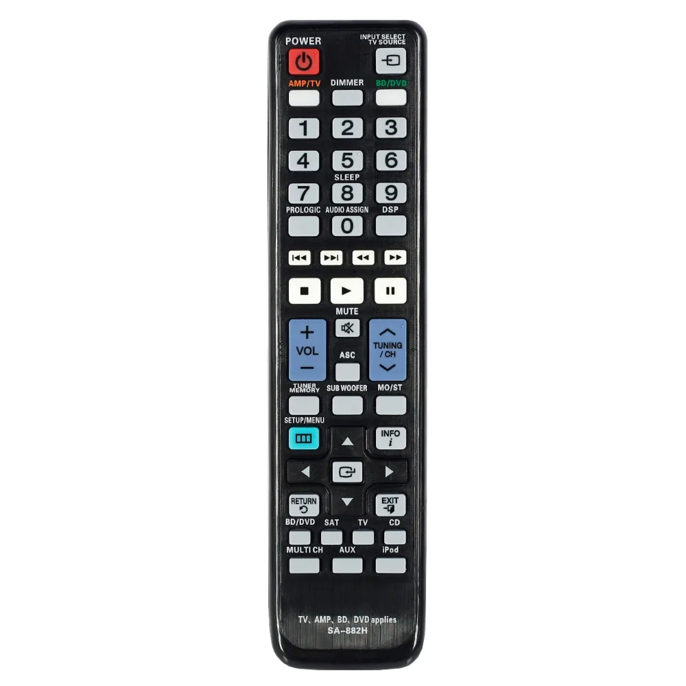 Universal Remote Control for Samsung TV AMP BD DVD Palyer BD-C5900 BD-C7500 BN59-00876A AA59-00492A AA59-00491A Controller