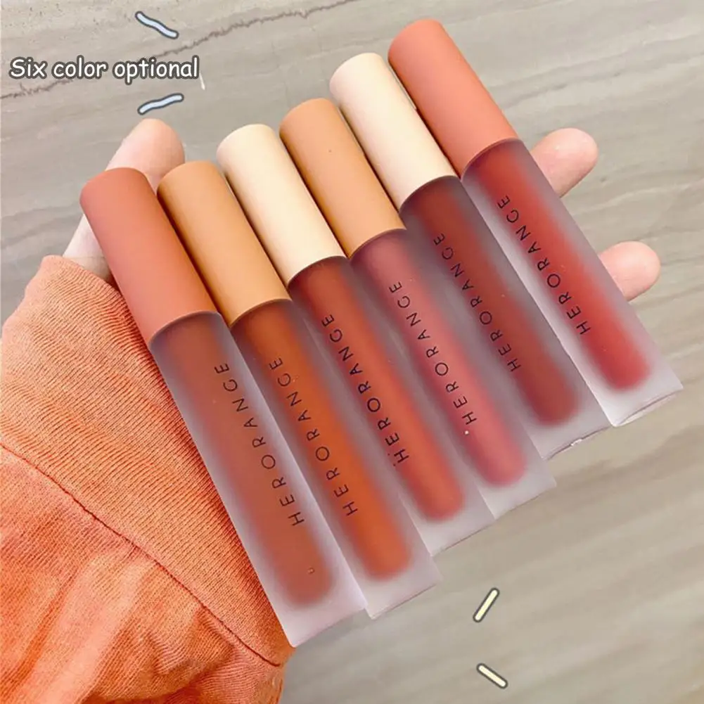 Cosmetics 2.2g Practical Thin Texture Matte Liquid Lipgloss Makeup Accessory Lip Gloss Long-lasting   for Party