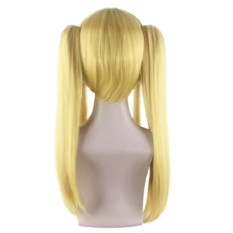 50cm Kakegurui Wig with chip Ponytails Compulsive Gambler Saotome Meari Cosplay Costume Heat Resistant Hair Halloween party Wigs