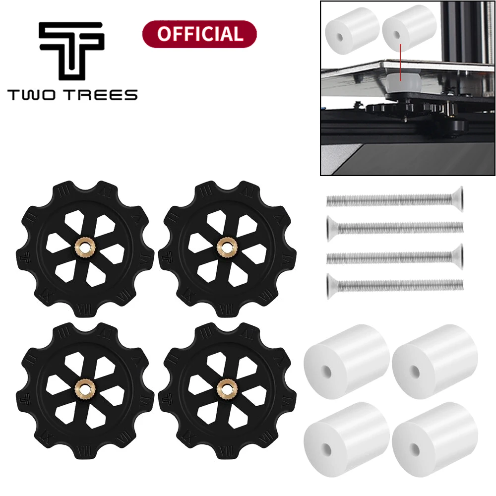 

High Temperature Silicone Solid Spacer Hot Bed Leveling Column For CR-10/ CR10S Ender-3 Prusa i3 Plus Wanhao 3D Printer