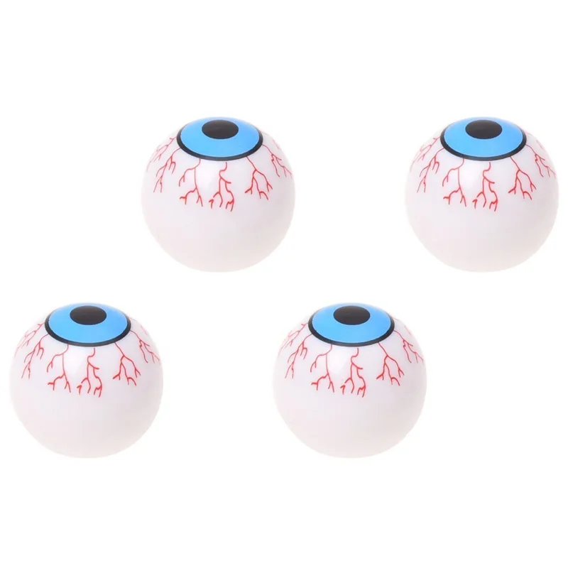 4Pcs/Set Eye Ball Wheel Valve Stem Caps Road Bicycle Valve Cap Motor Bike Car Valve Mouth Cover Tyre Air Valve Dust Cap