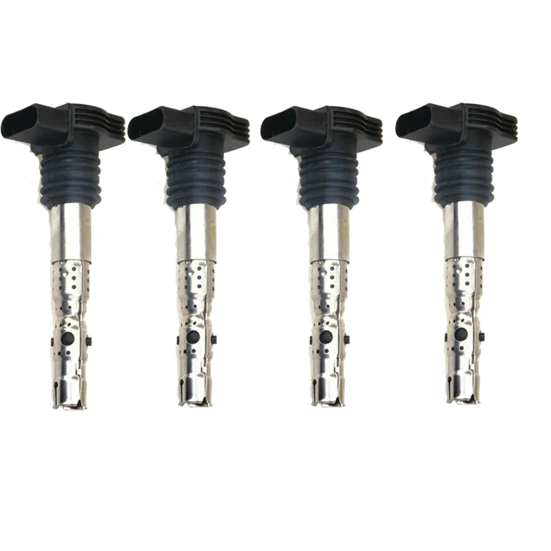 4PCS/Set Engine Ignition Coils Kit For VW Jetta MK4 Bora Golf MK4 Passat B5 Beetle Audi A4 A6 TT 1.8T 06A 905 115 B 06A905115A