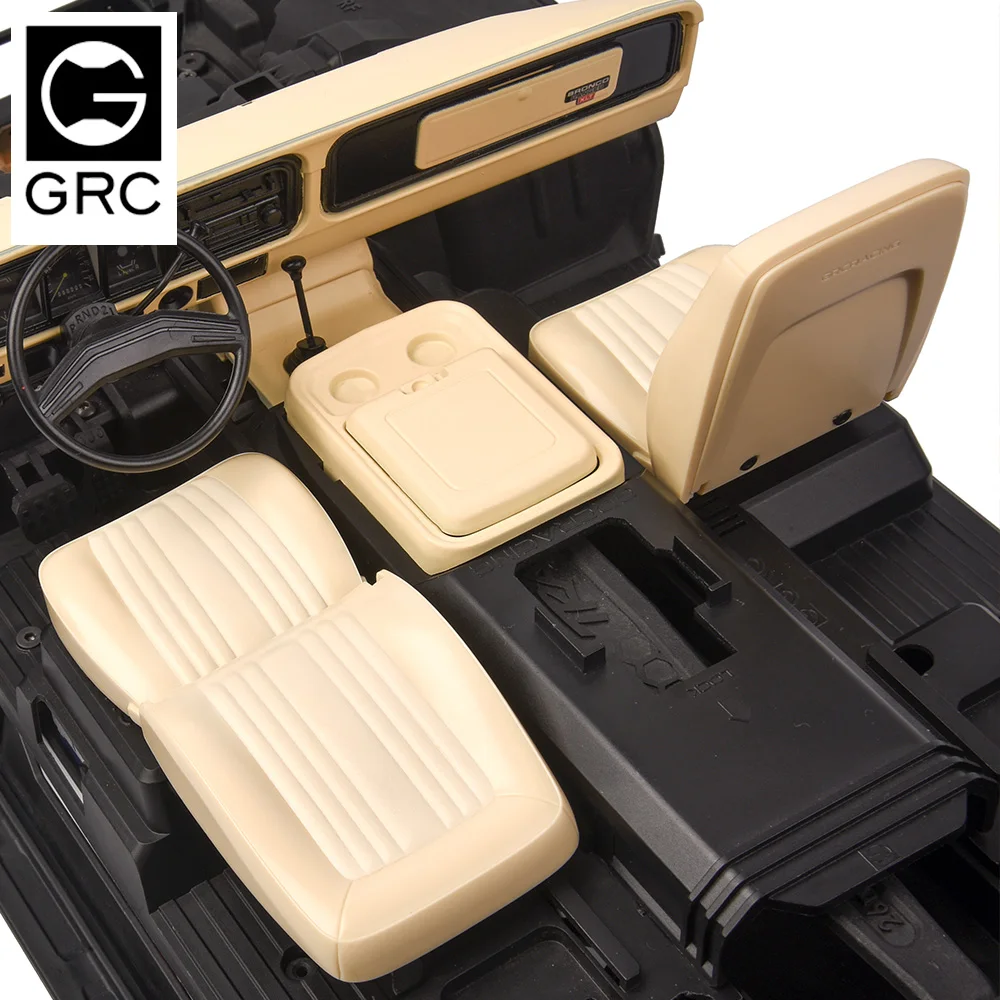 GRC 1/10 1979 Old-fashion Seats for 1/10 RC Crawler TRX4 Defender Bronco Blazer Scx10III RC4WD Interior Upgrade Option Parts