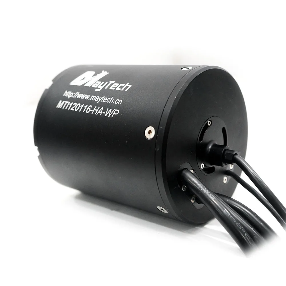 Maytech ไฟฟ้ากระดานโต้คลื่นมอเตอร์ Jet Board 120116 18KW กันน้ำเครื่องยนต์ Hall Sensor รถจักรยานยนต์ EV รถ