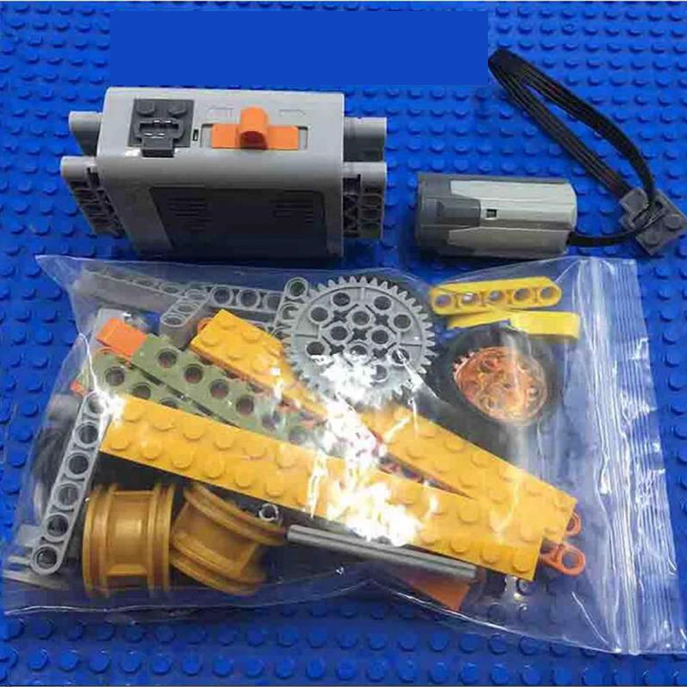 84 pezzi per funzioni di alimentazione parti MOC 5M-C Set di auto Robot fai da te M-Motor Battery Box compatibile con Legoeds 8883 8881 Building Blocks