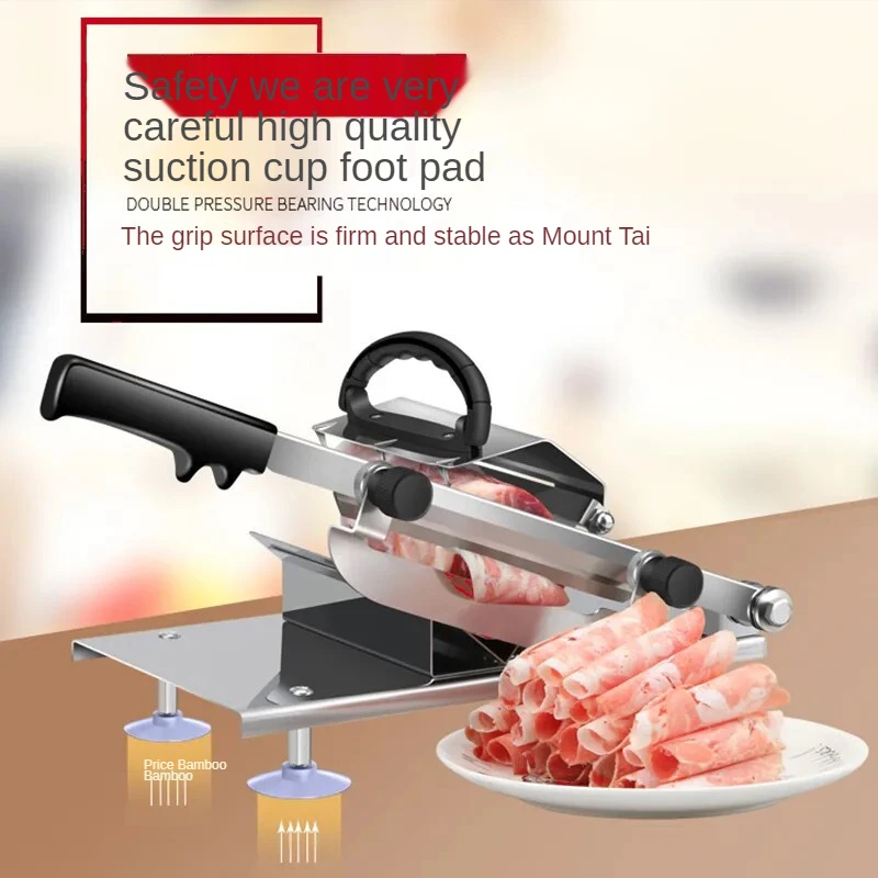 Fat Beef and Mutton Roll Vegetables and Fruits Adjustable Thickness Frozen Meat Planer Shabu Hot Pot Essential