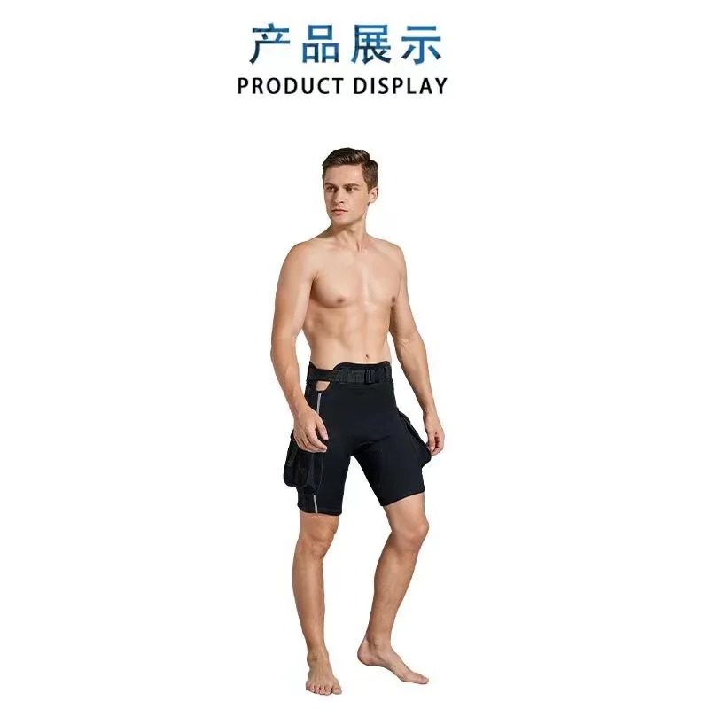 New Scuba Diving Shorts with Pocket 2mm Neoprene Tech Shorts Wetsuits Spearfishing Surfing Shorts Canoeing Kayaking Shorts