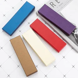 Neutral Pen Ballpoint Pen Box Rectangular Pen Box Cover Box Paper Flannel Black Carton Lettering Pen Special Gift Box