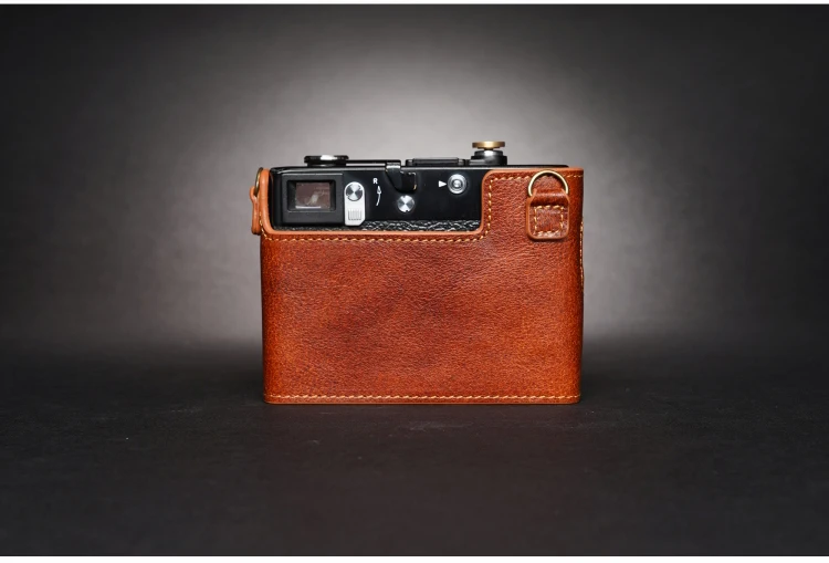 Design for Rollei 35S 35TE 35SE 35T camera Handmade Genuine Leather Camera case Half Bag Camera Bodysuit