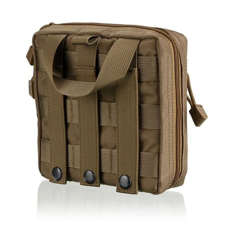 Bolsa táctica EDC MOLLE multifuncional, primer kit médico, utilidad, bolsa de herramientas de emergencia, kit de supervivencia para senderismo, caza