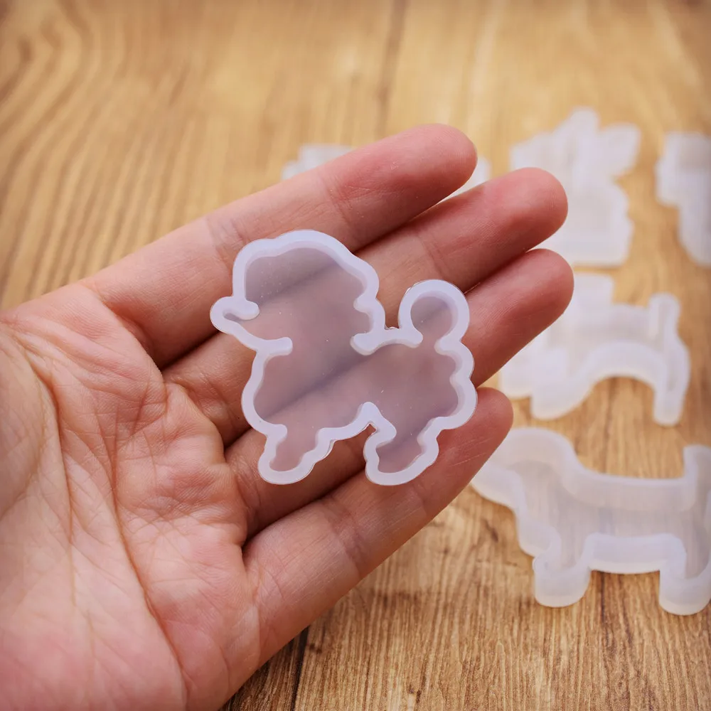 Silicone Mold for jewelry cute animals cat rabbit deer horse Resin Silicone Mould handmade epoxy resin molds