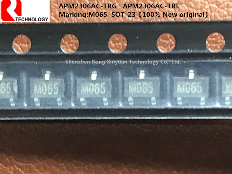 10pcs/lot APM2306AC-TRG APM2306AC-TRL APM2306AC-TR APM2306AC APM2306 Marking: M065  SOT-23 100% New Original