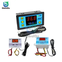 AC 110-220V Temperature Controller Digital Thermostat Thermoregulator XH W3001 W3002 W3230 W3231 W1209WK Temperature Meter Test