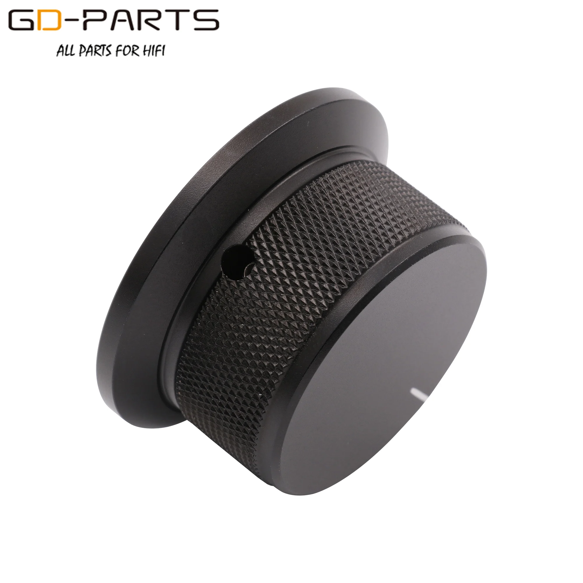 44*25มม.อลูมิเนียมชุด Pointer Knob สำหรับ Hifi Audio CD DVD แผ่นเสียงบันทึกลำโพง AMP DAC 6มม.CNC Machined