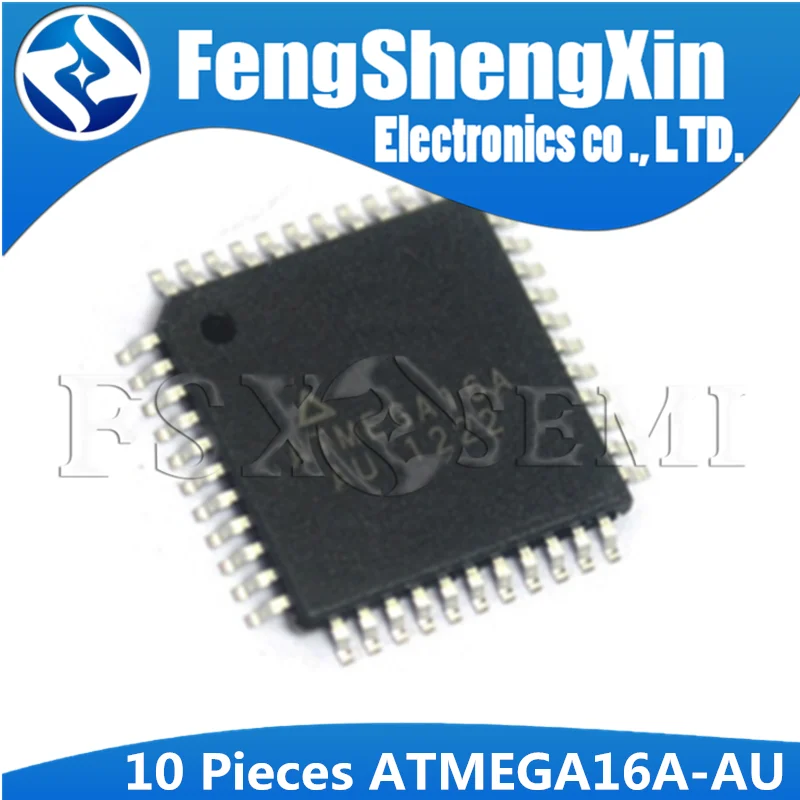 10pcs/lot  ATMEGA16A-AU  ATMEGA16A U-TH TQFP-44  8-bit Microcontroller with 16K Bytes In-System Programmable Flash