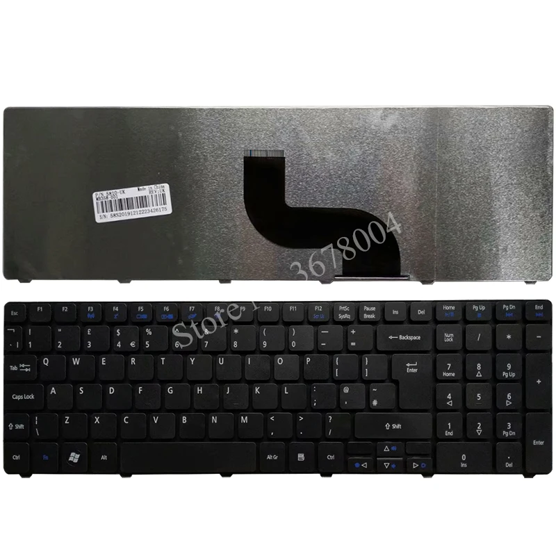 Для Acer Aspire 7736 7736G 7736Z 7738 7540 7540G 5338 5740 5551 5745 G460G G460 G640 7738G 7751 7750G 7750Z Великобритании Клавиатура ноутбука