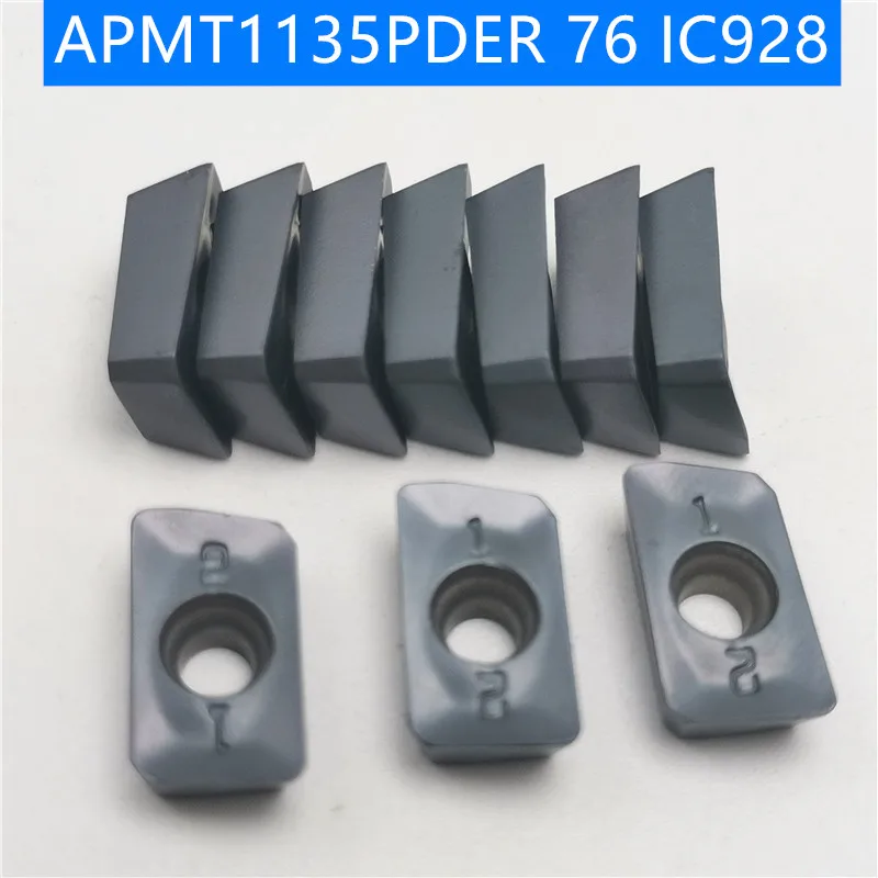 APMT1135 IC928 Carbide Blade Turning Lathe Tool Milling Cutter CNC Tool Semi-precision Machining APMT 1135 APKT1003