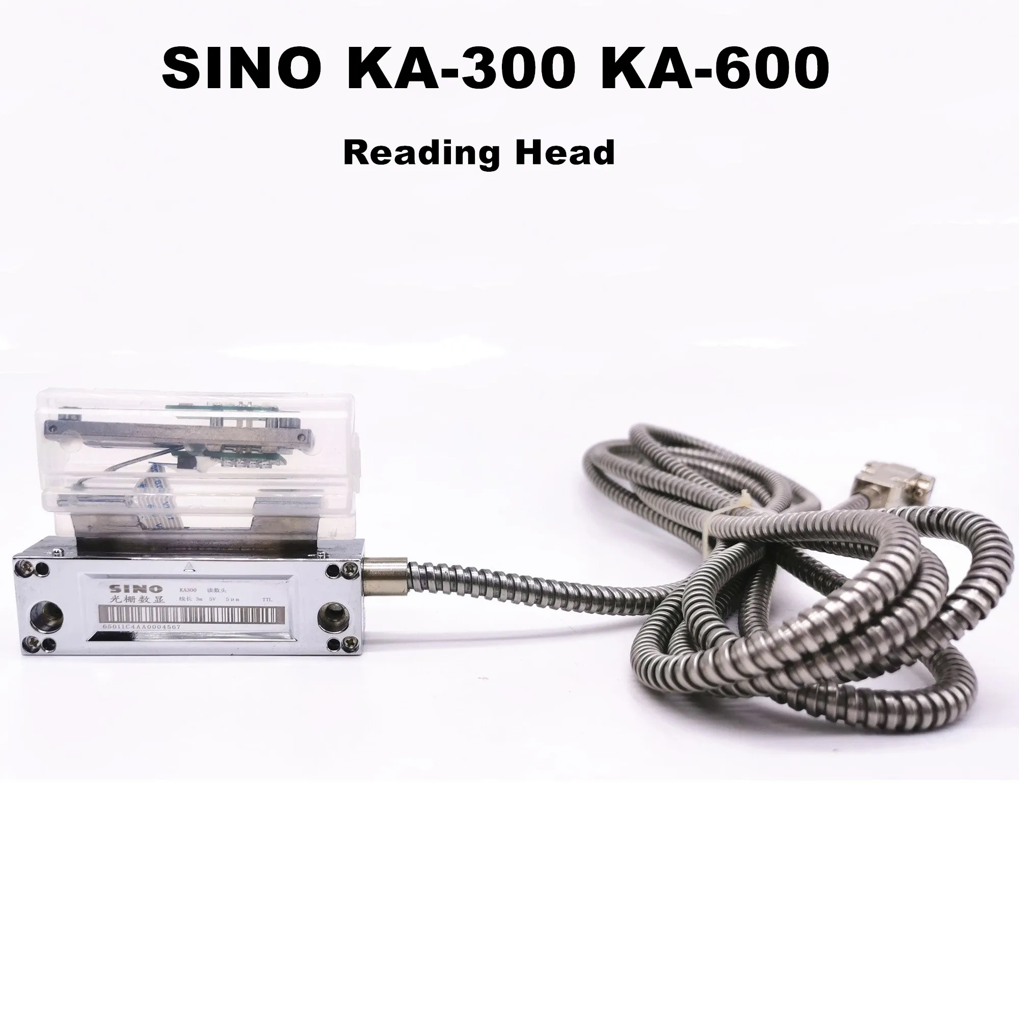 

Sino KA-300 KA-600 Linear Scale Optical Encoder Moving Reader 0.005mm 0.001mm KA300 K600 Ruler Reading Head with 3 Meters Cable