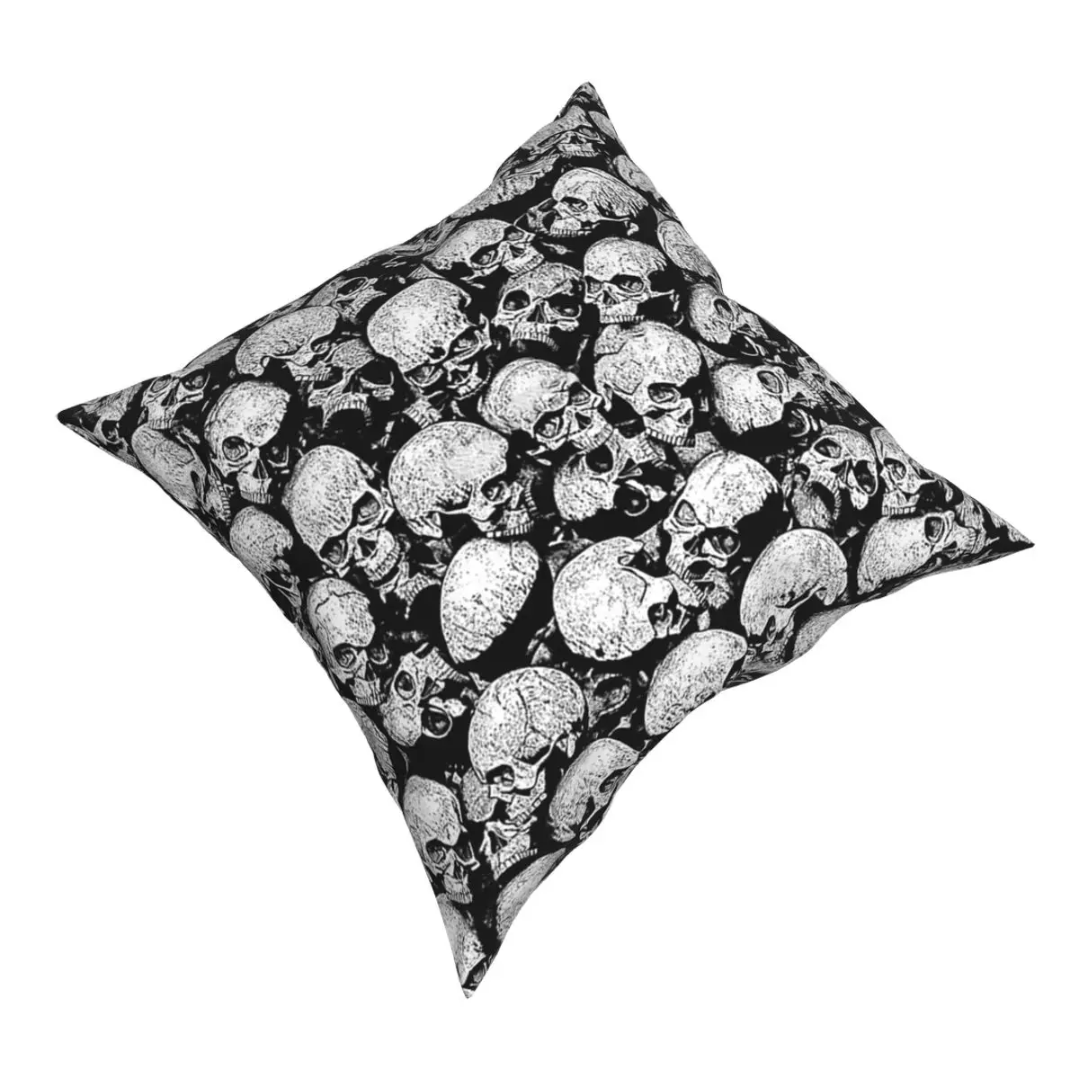 Totally Gothic Pillowcover Home Decorative Skeleton Skull Cushions Throw Pillow for Car Polyester Double-sided Printing Creative