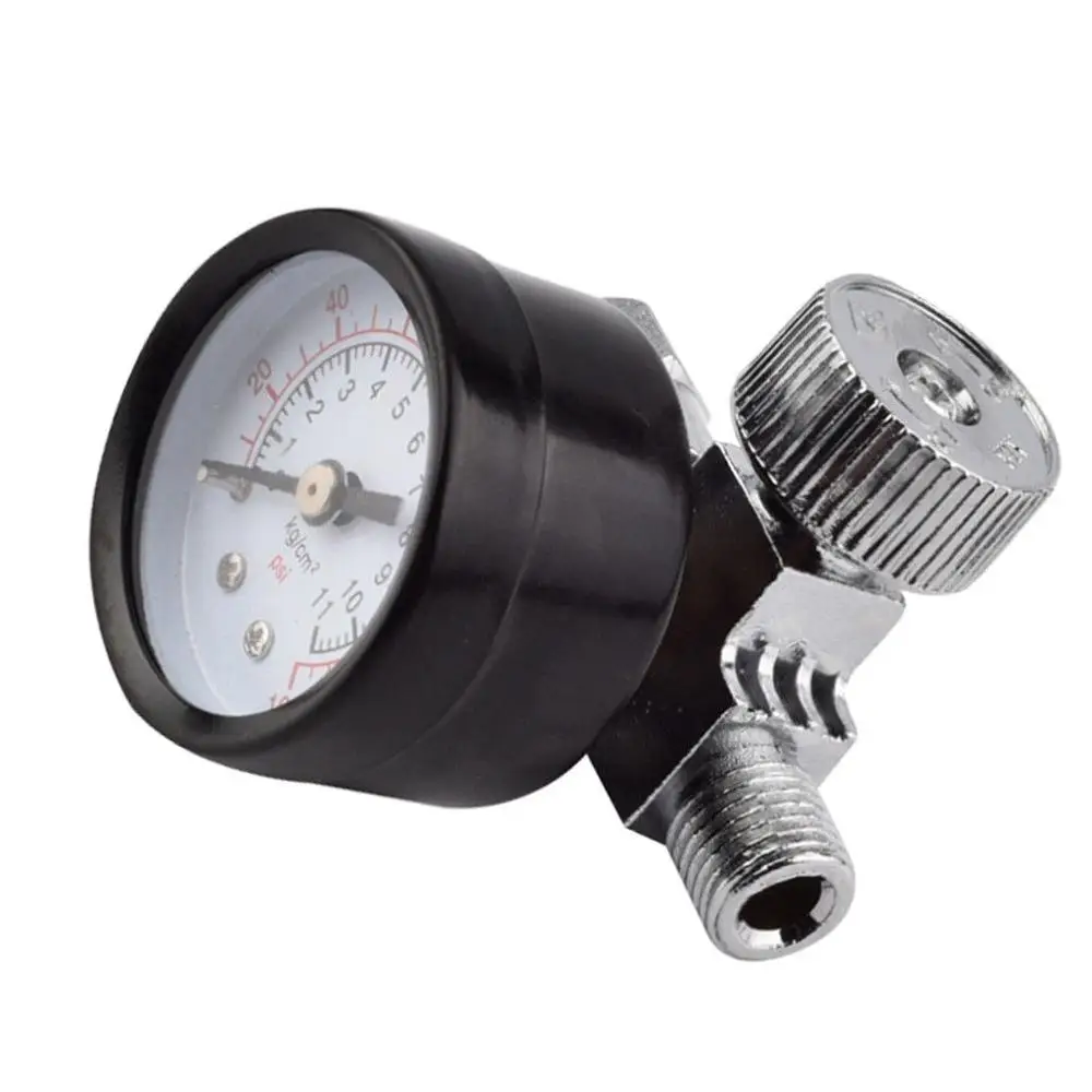 1/4 pollici Mini regolatore di pressione dell'aria regolabile quadrante HVLP pistola a spruzzo utensili pneumatici pneumatici accessori per aerografo