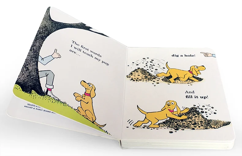 I'll Teach My Dog A Lot of Words By Michael Frith Illustrated By P.E. Eastman Educational Toys for Children Montessori Books