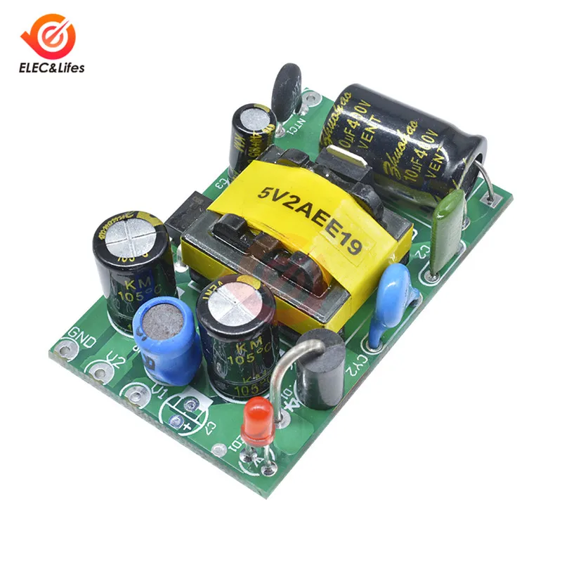 AC-DC Inverter Converter Power Switching Module AC 85-265V to DC 5V 1.5A 7.5W Buck Module Voltage Regulator Step Down Board