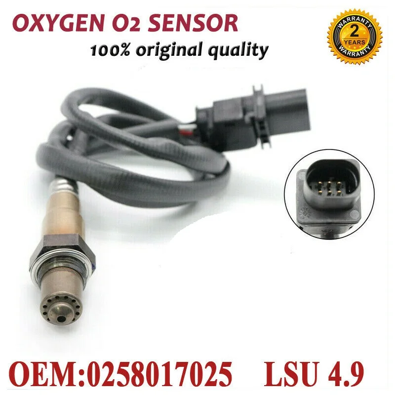 0258017025 LSU4.9 O2 Wideband Oxygen Sensor Fits For Chevrolet Pontiac 1.6L Suzuki Swift+