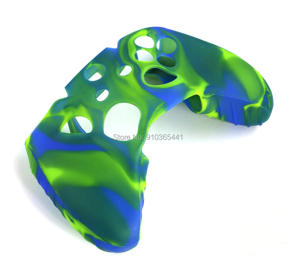 20 шт./лот, камуфляжный силиконовый чехол для контроллера Xbox One, чехол для геймпада, резиновая ручка, защитный чехол для Xbox One