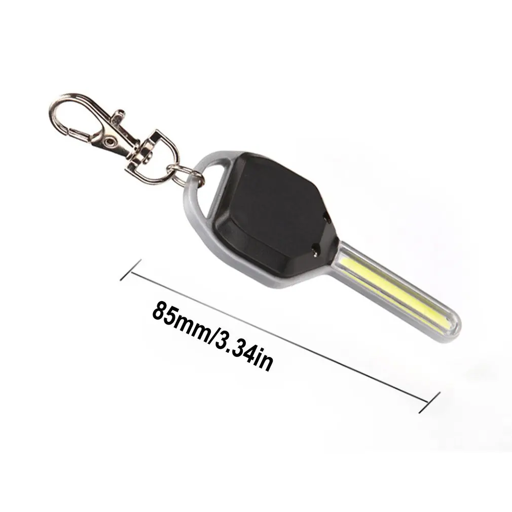 COB LED Key Chain Flashlight Keychain Portable Keyring Light Flashlight Lamp Bag Emergency Camping Lamp Backpack Lights New 2024