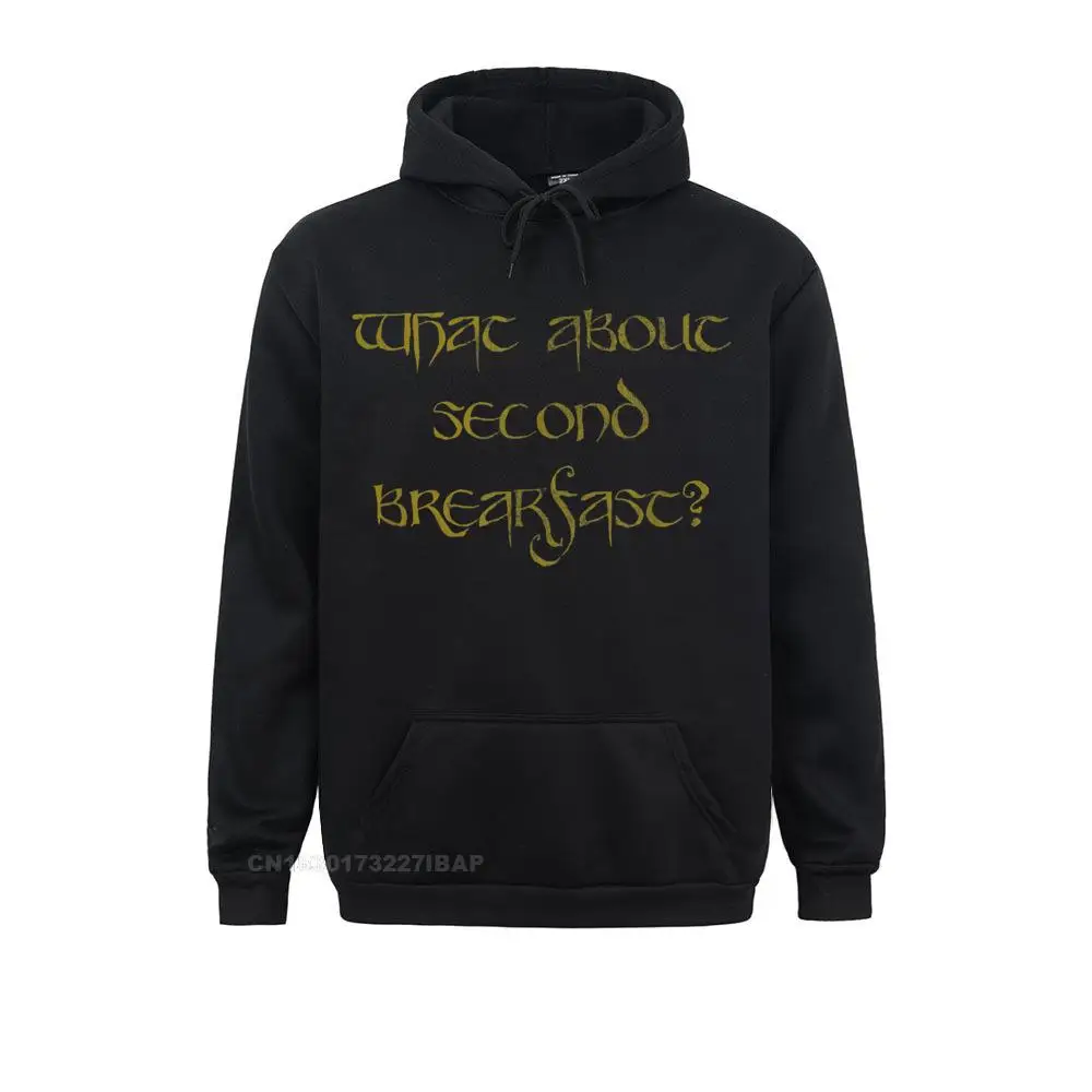 

What About Second Breakfast Gold Hoodie Brand Men Sweatshirts Leisure Hoodies Long Sleeve Simple Style Sportswears Summer