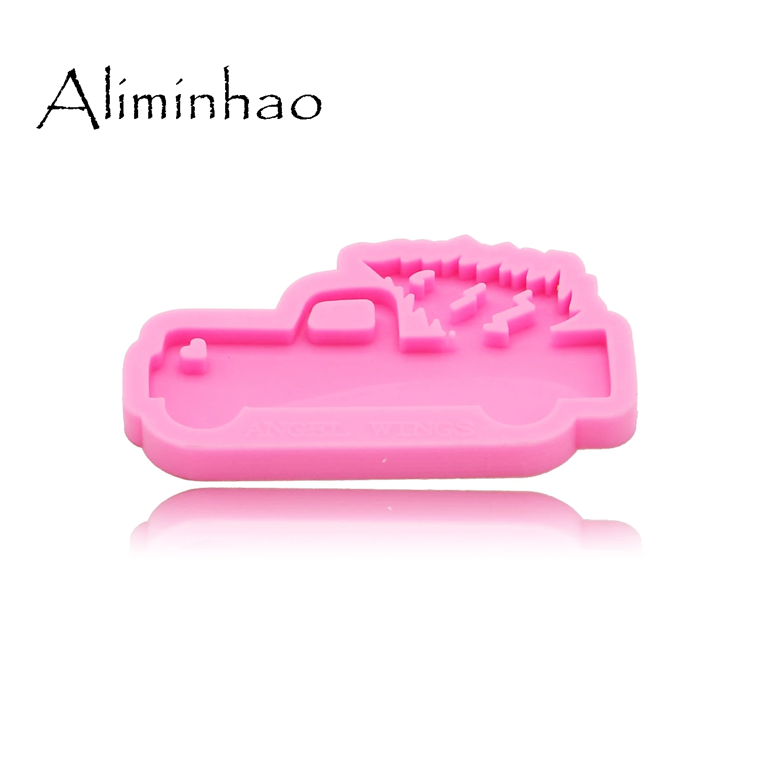 DY0148 Shiny car Silicone Molds For DIY key ring Truck and tree epoxy resin Mold Craft custom keychain