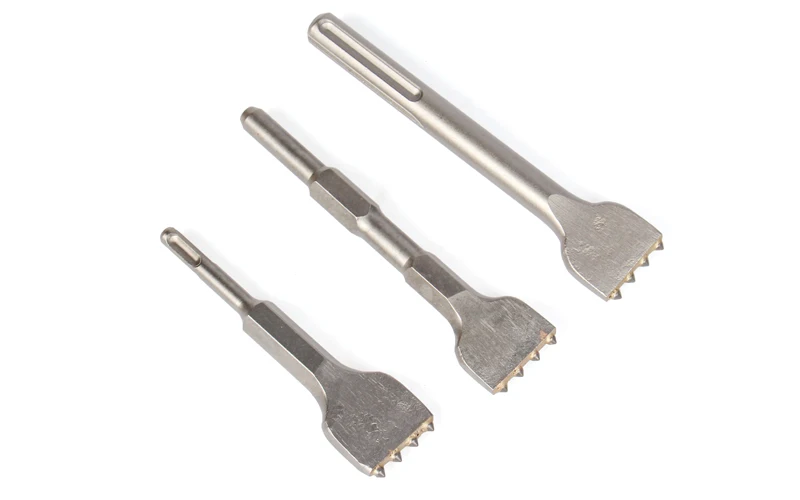 3 Kinds Of Shank Electric Pick Power Tool Electric Hammer YG8C Alloy Chisel Drill Bits for Chiseling Concrete Wall Crank Impact