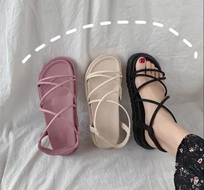 

Women Sandals New Women's Muffin Platform Sandals Female Summer Shoes Wedge heel Fashion Beach Shoes Casual Sandals