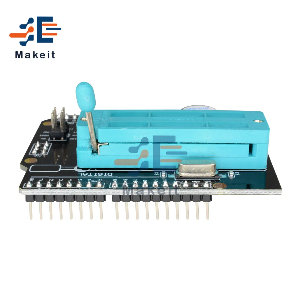 AVR ISP Programmeerbaar Uitbreidingsschild Met Zoemer Voor Arduino R3 Mega2560 Pro Mini Atmega328P Bootloader Brander SPI Module