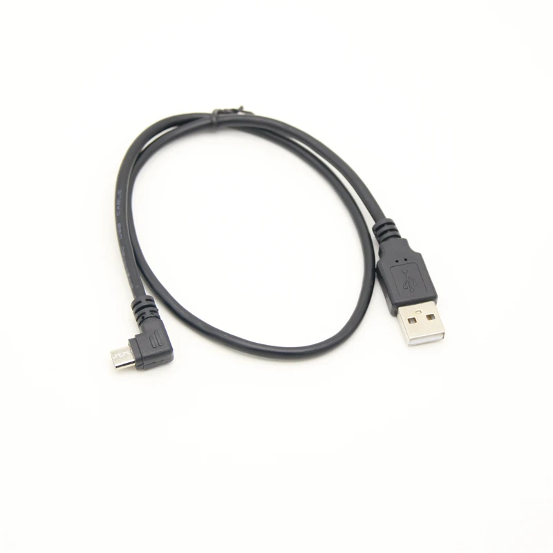 90 Degree Up Down Left Right Angled Micro USB Male to USB 2.0 male Data Charge connector Cable for Android phone tablet