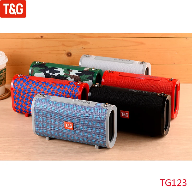 

TG123 Wireless Bluetooth Speaker portable subwoofer hands-free wireless big speaker supports TF card FM radio USB call function