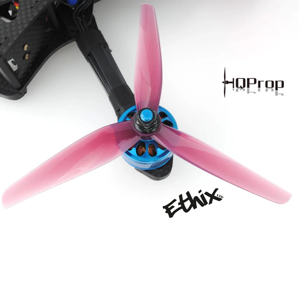 HQPROP Ethix P3 Peanut Butter & Jelly Prop 5130 5.1X3X3 3-Blade PC Propeller for RC FPV Racing Freestyle 5Inch Drones DIY Parts