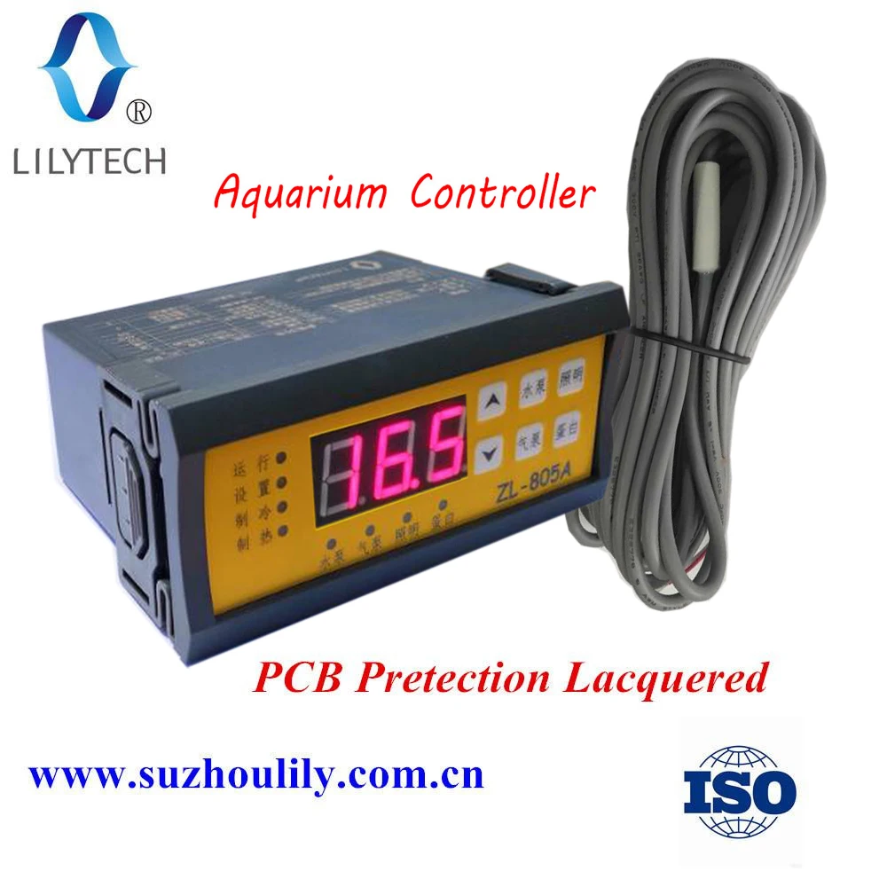 

ZL-805A, Aquarium Fish Pool Tank Seafood machine temperature controller,thermostat,Water chiller temperature controller,Lilytech