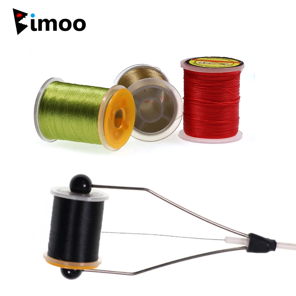 Bimoo 50D 7 Colors Fly Tying Thread for Size 16-22#  Midge Nymph Small Dry Flies Fly Fishing Lure Making Material