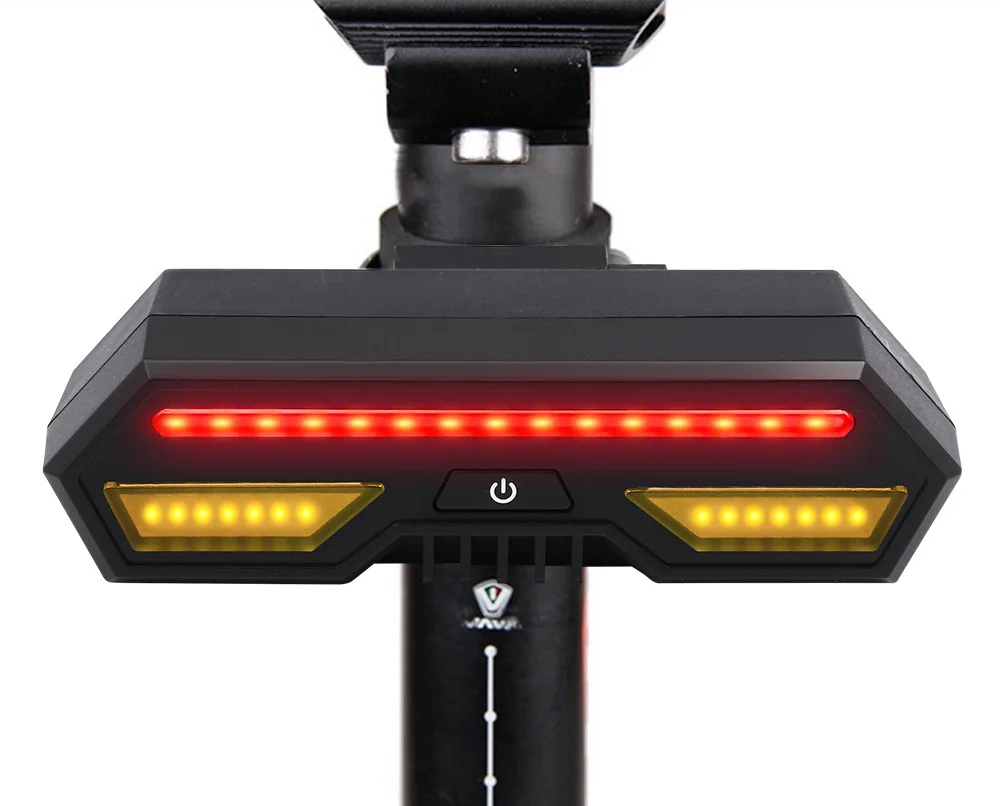 Bicycle Light USB Charging Taillights Wireless Remote control Led Bicycle Turn Signal Mountain Bike Taillight Warning Light