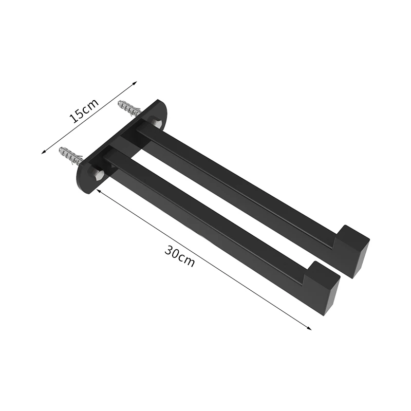 Wall-Mounted Barbell Rod Bracket - Heavy Duty Home Gym Fitness Barbell Holder for Hanging Display and Storage Equipment