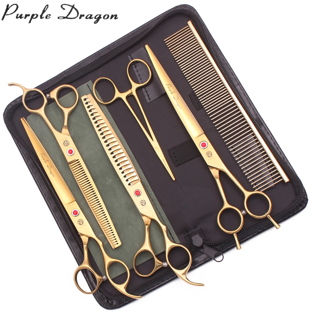 Dog Grooming Scissors Purple Dragon 8