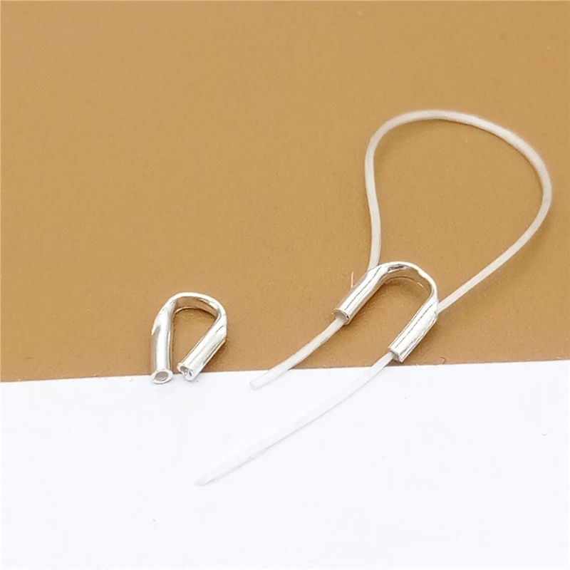 14K Gold Filled Kabel-Drahtschützer für Schmuckherstellung, handgemachtes DIY-Zubehör, Goldschmuckkomponenten – Detail 27