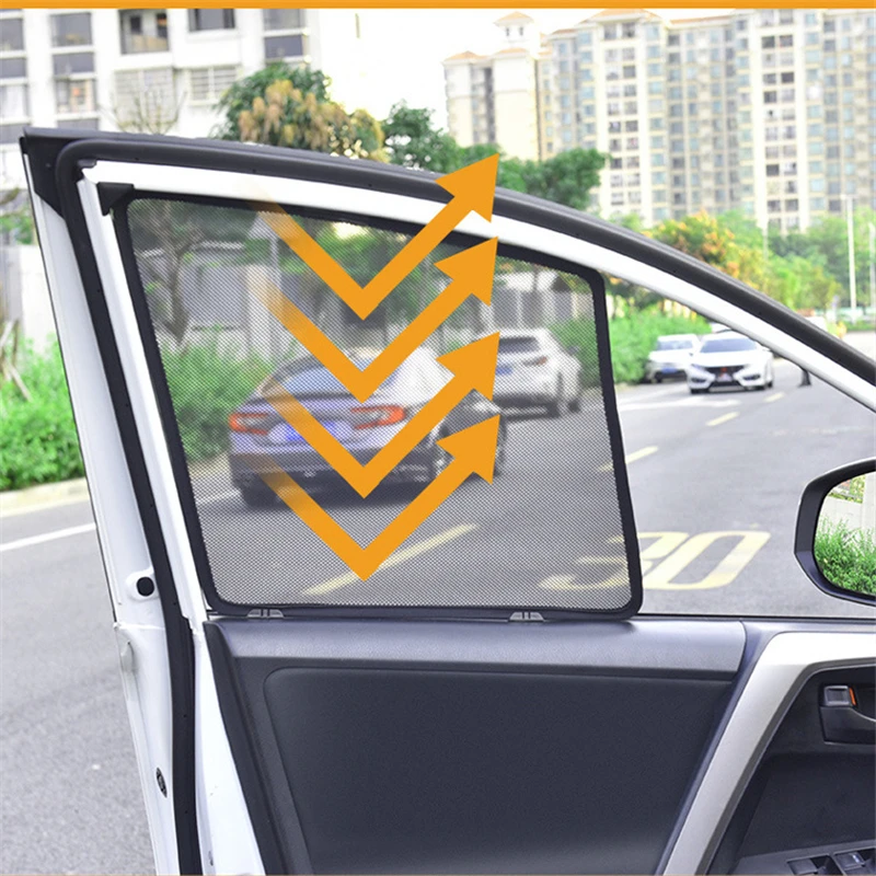 Car Window Sun Shade Mesh Window Sunshade Foldable UV Protection Curtain For Honda Accord 2018 2019 2020 Accord 10th Accessories