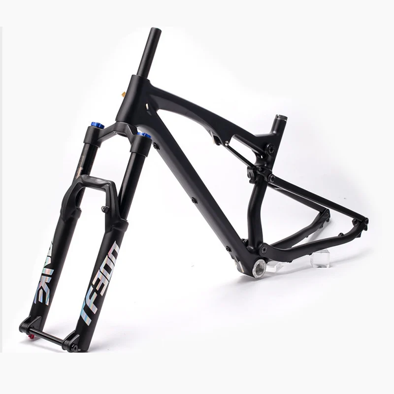 MTB front fork travel 160mm 27.5 29er Mountain bike Supension Air forks with damping rebound disc brake 110mm*15mm Bicycle forks