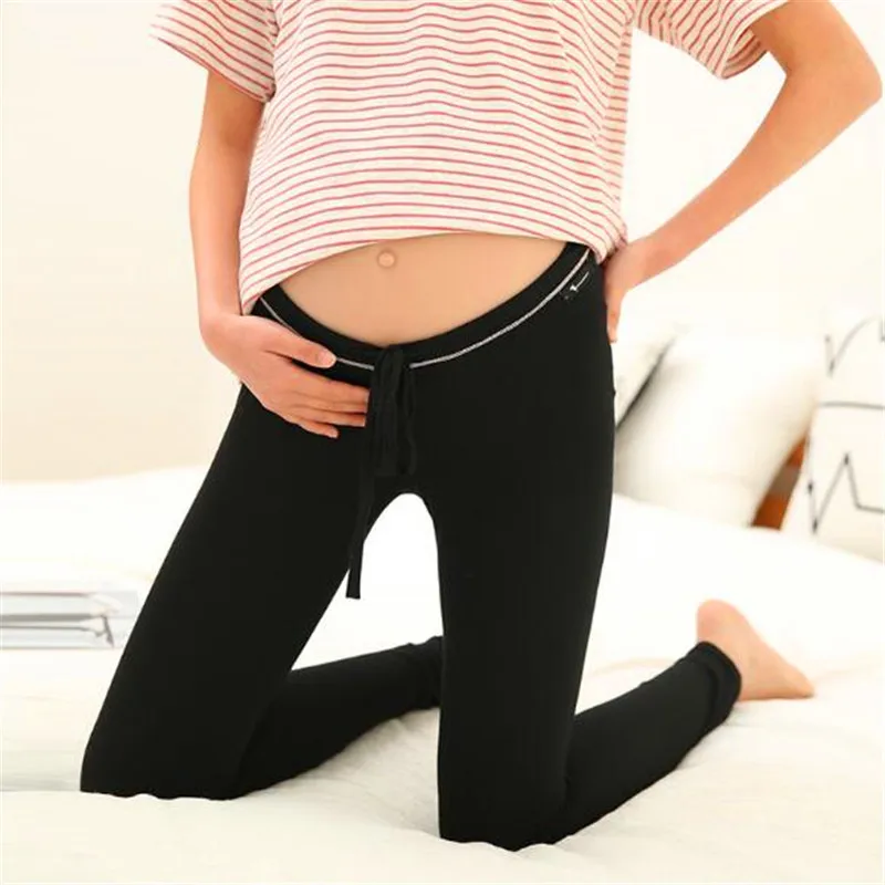 New Summer Maternity Leggings Spring Modal  Low Waist Belly Skinny Pants For Pregnancy Fashion Pregnancy Women Jeggings Autumn