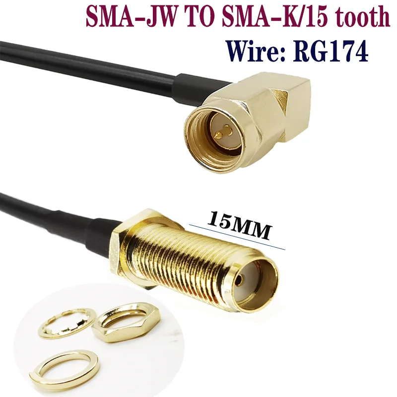 

Sma - jw наружная поворотная головка sma - k мама first15 зуб связи Расширенный трансферный питатель RG174 rf сигнальная приемная антенна tr